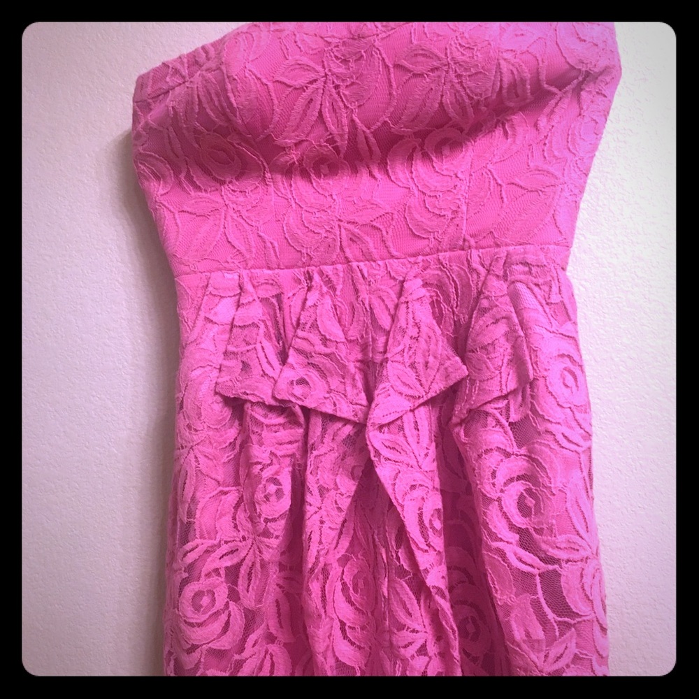 Bubble gum pink Jessica Simpson dress